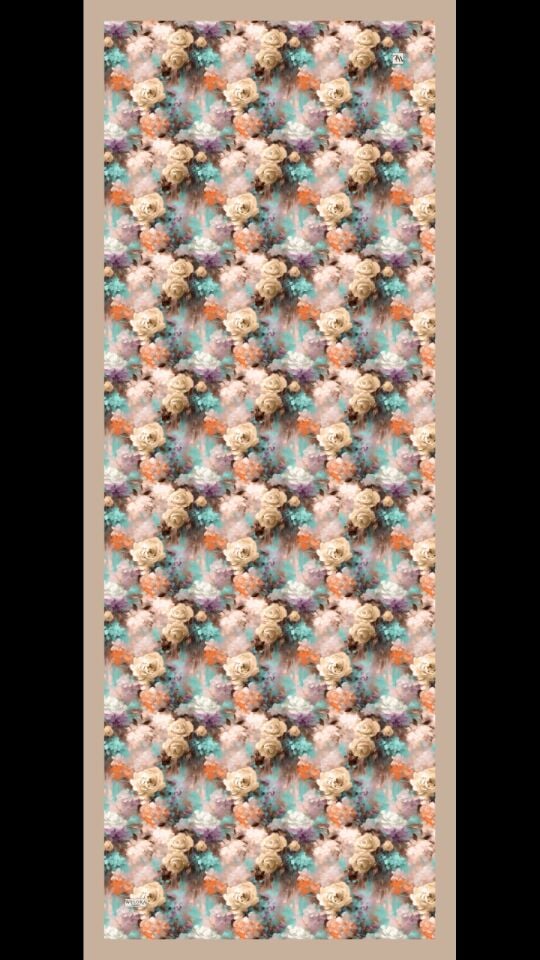 Karlea Scarf Organik Şal- Pastel Garden