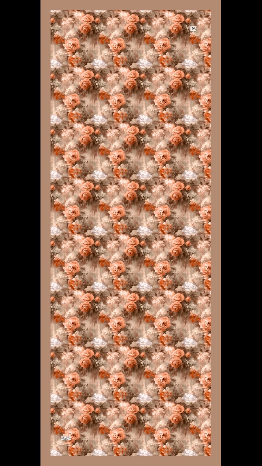 Karlea Scarf Organik Şal- Pastel Garden