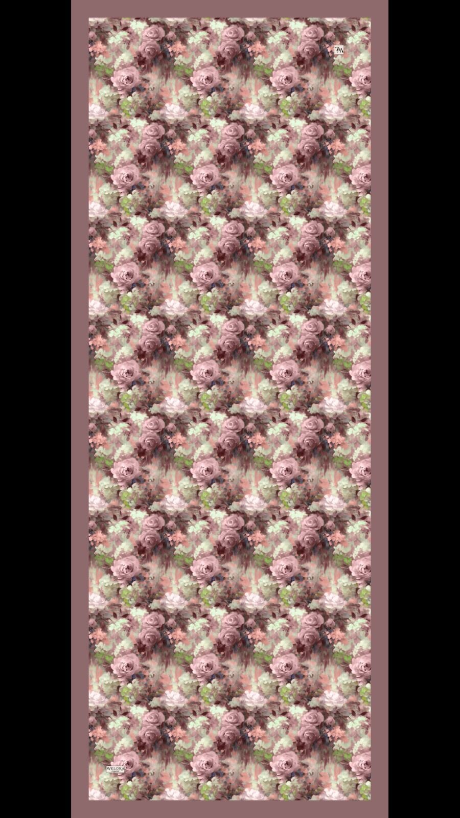 Karlea Scarf Organik Şal- Pastel Garden