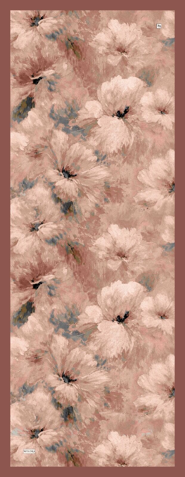 Karlea Scarf Organik Şal- Rose Blossom