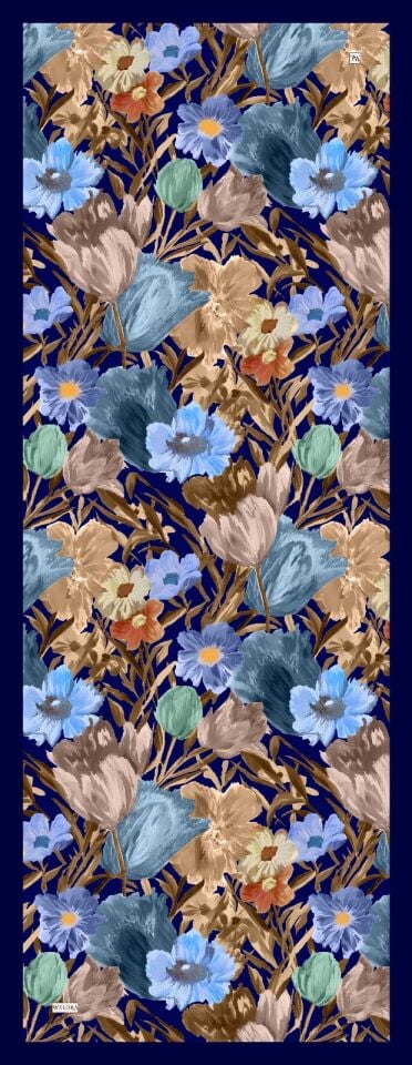 Karlea Scarf Organik Şal- Terra Bloom