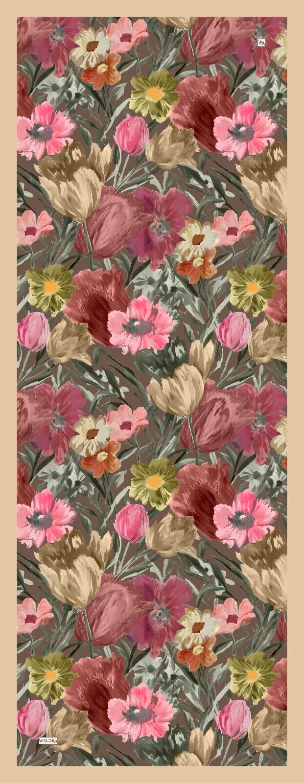 Karlea Scarf Organik Şal- Terra Bloom