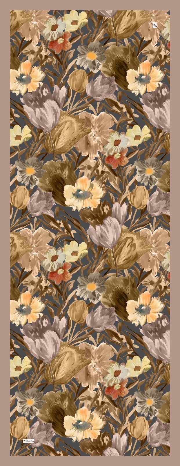 Karlea Scarf Organik Şal- Terra Bloom