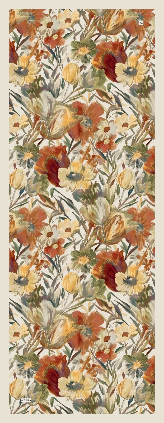 Karlea Scarf Organik Şal- Terra Bloom