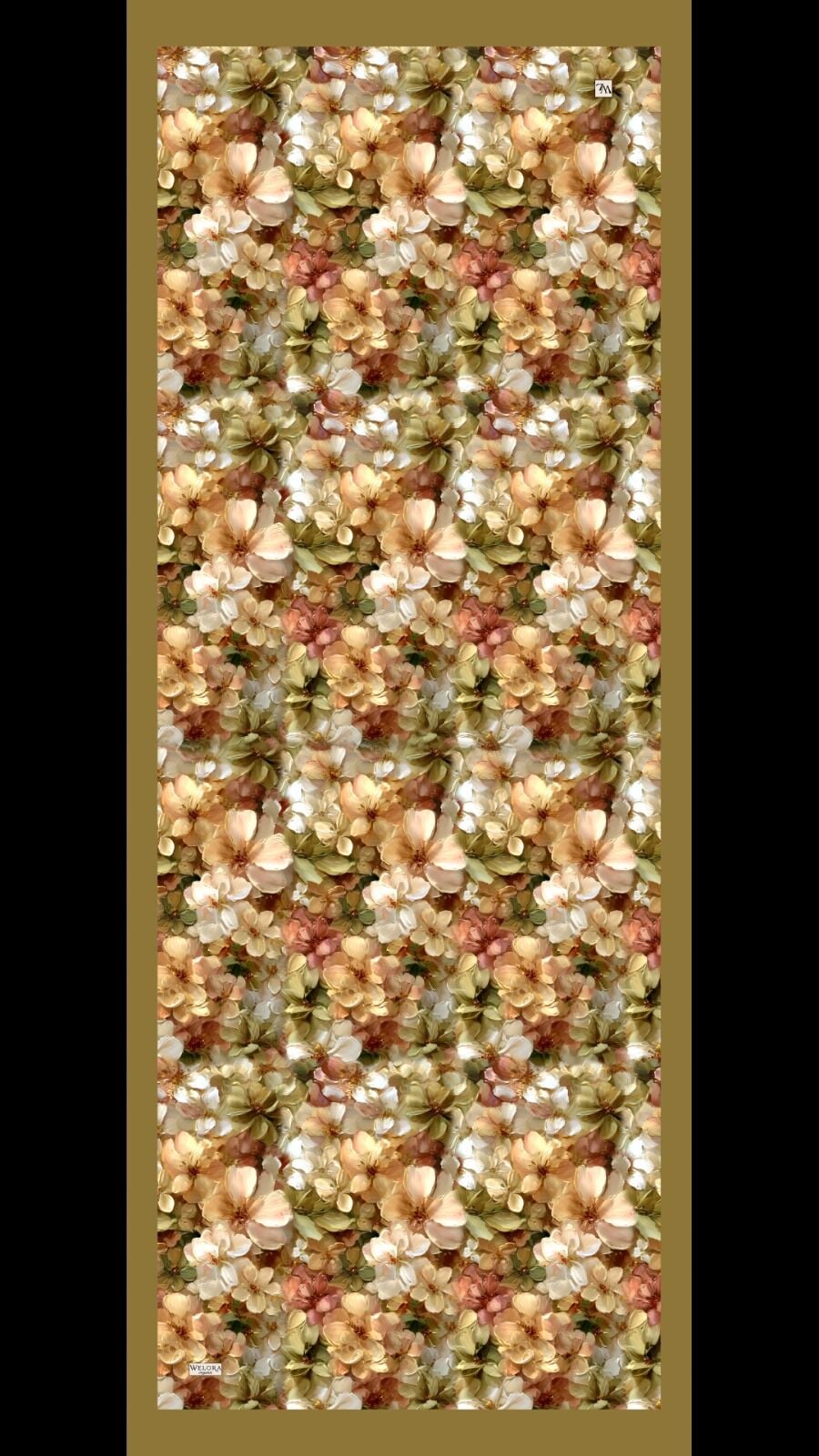 Karlea Scarf Organik Şal- Bloom Mosaic