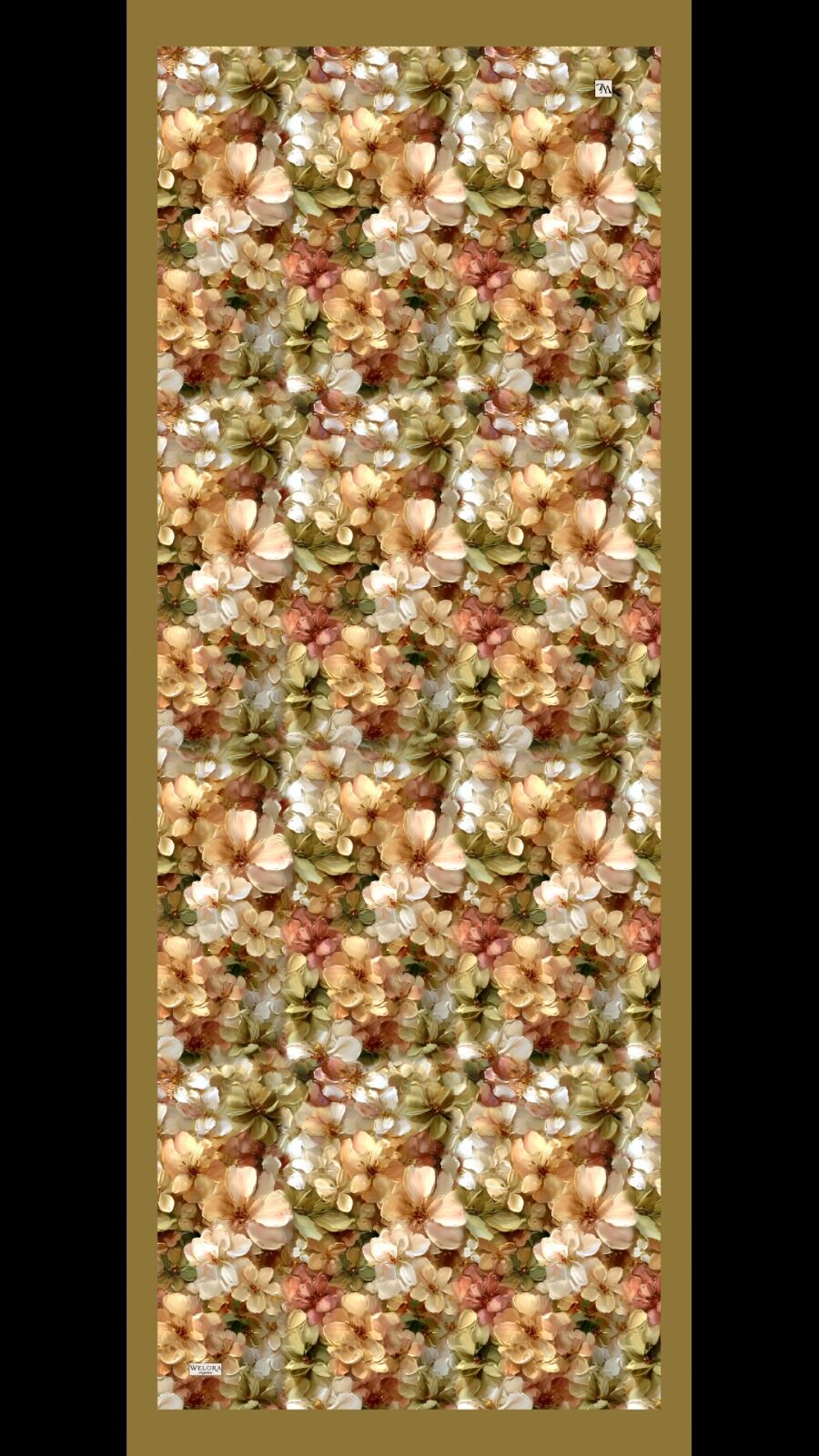 Karlea Scarf Organik Şal- Bloom Mosaic