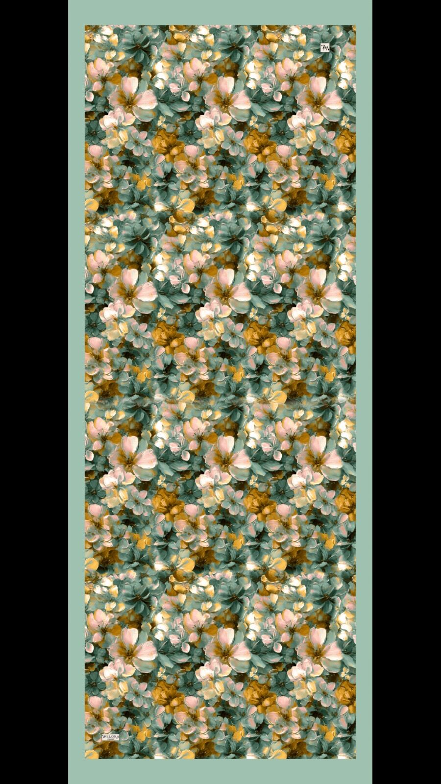 Karlea Scarf Organik Şal- Bloom Mosaic