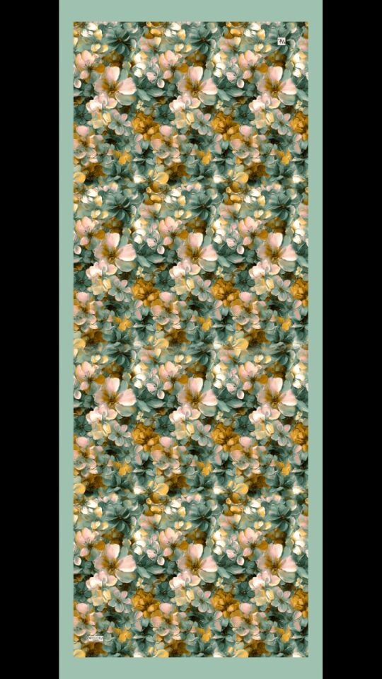 Karlea Scarf Organik Şal- Bloom Mosaic
