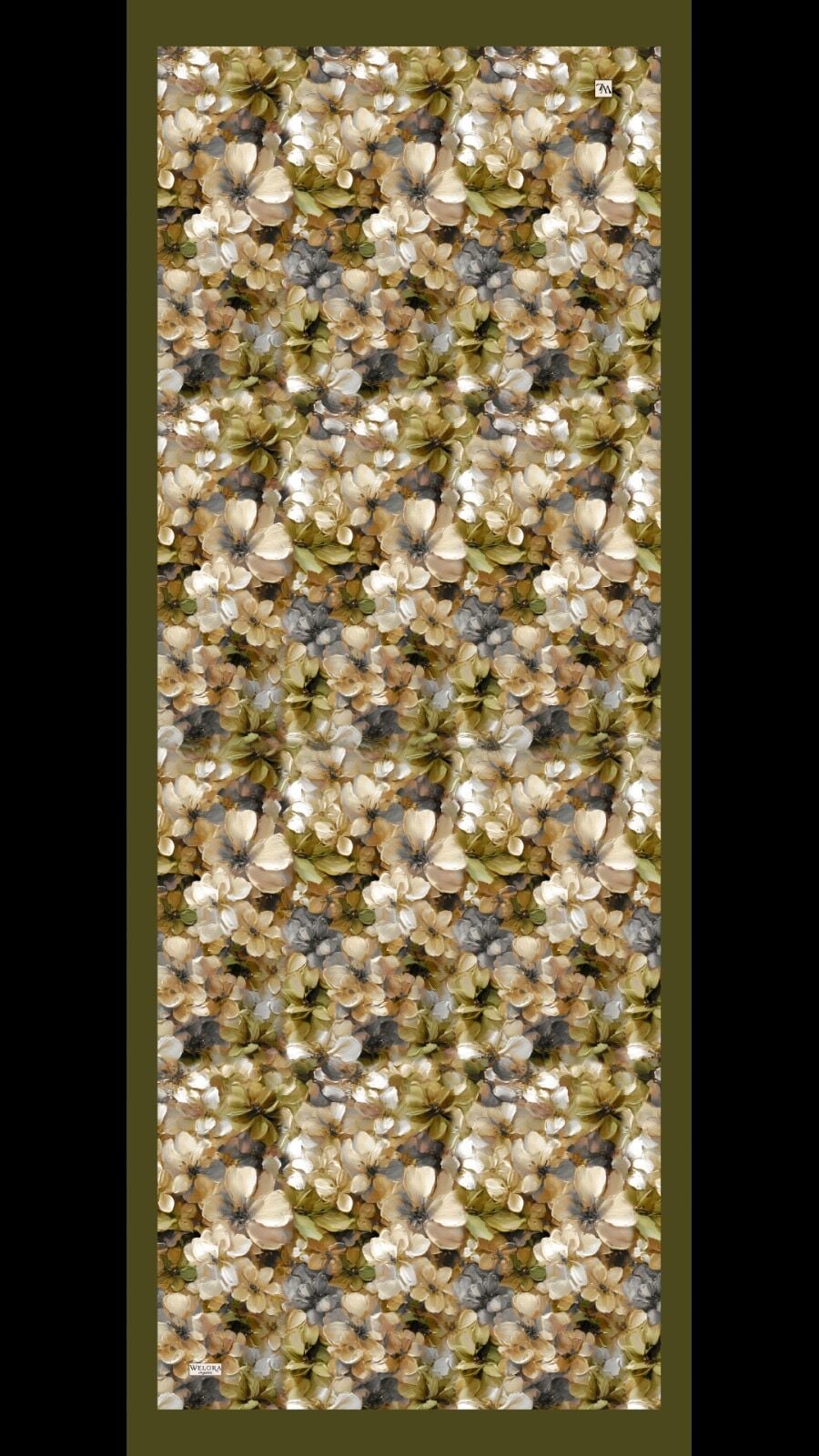 Karlea Scarf Organik Şal- Bloom Mosaic