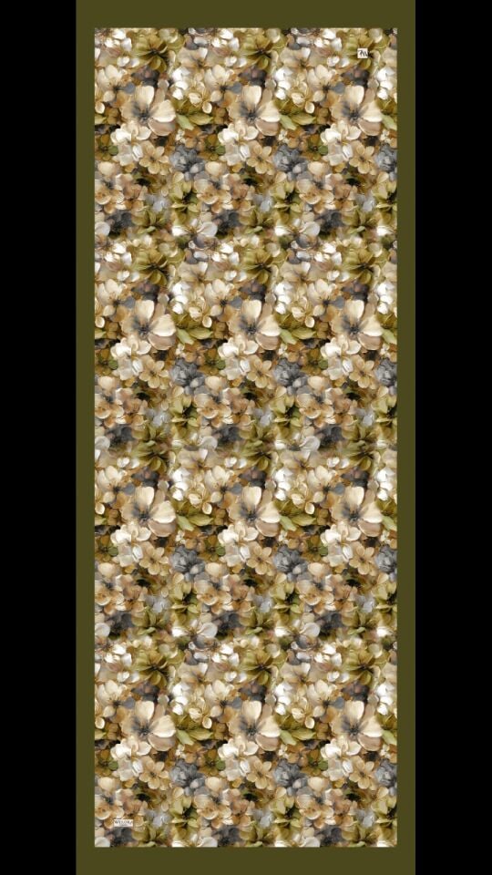 Karlea Scarf Organik Şal- Bloom Mosaic