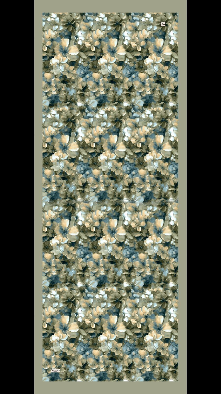 Karlea Scarf Organik Şal- Bloom Mosaic