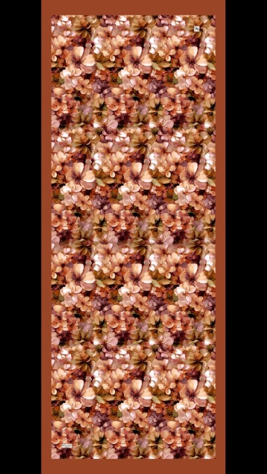 Karlea Scarf Organik Şal- Bloom Mosaic