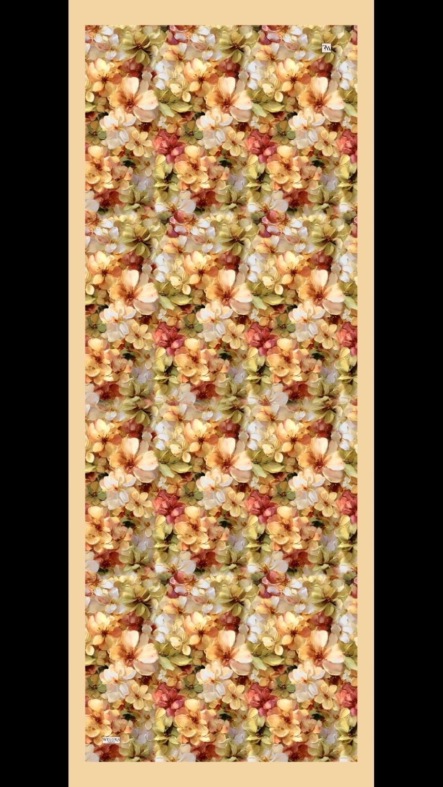 Karlea Scarf Organik Şal- Bloom Mosaic