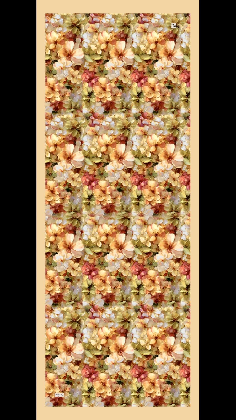Karlea Scarf Organik Şal- Bloom Mosaic