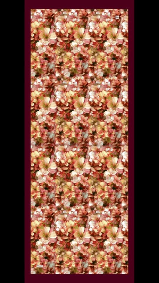 Karlea Scarf Organik Şal- Bloom Mosaic