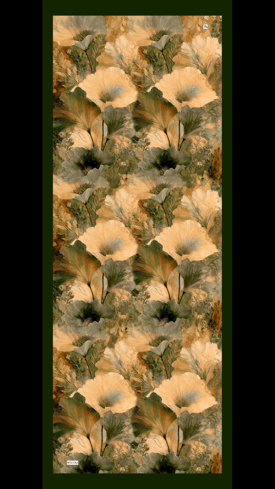 Karlea Scarf Organik Şal- Botanical Veil