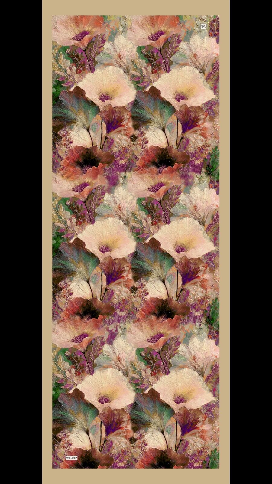 Karlea Scarf Organik Şal- Botanical Veil