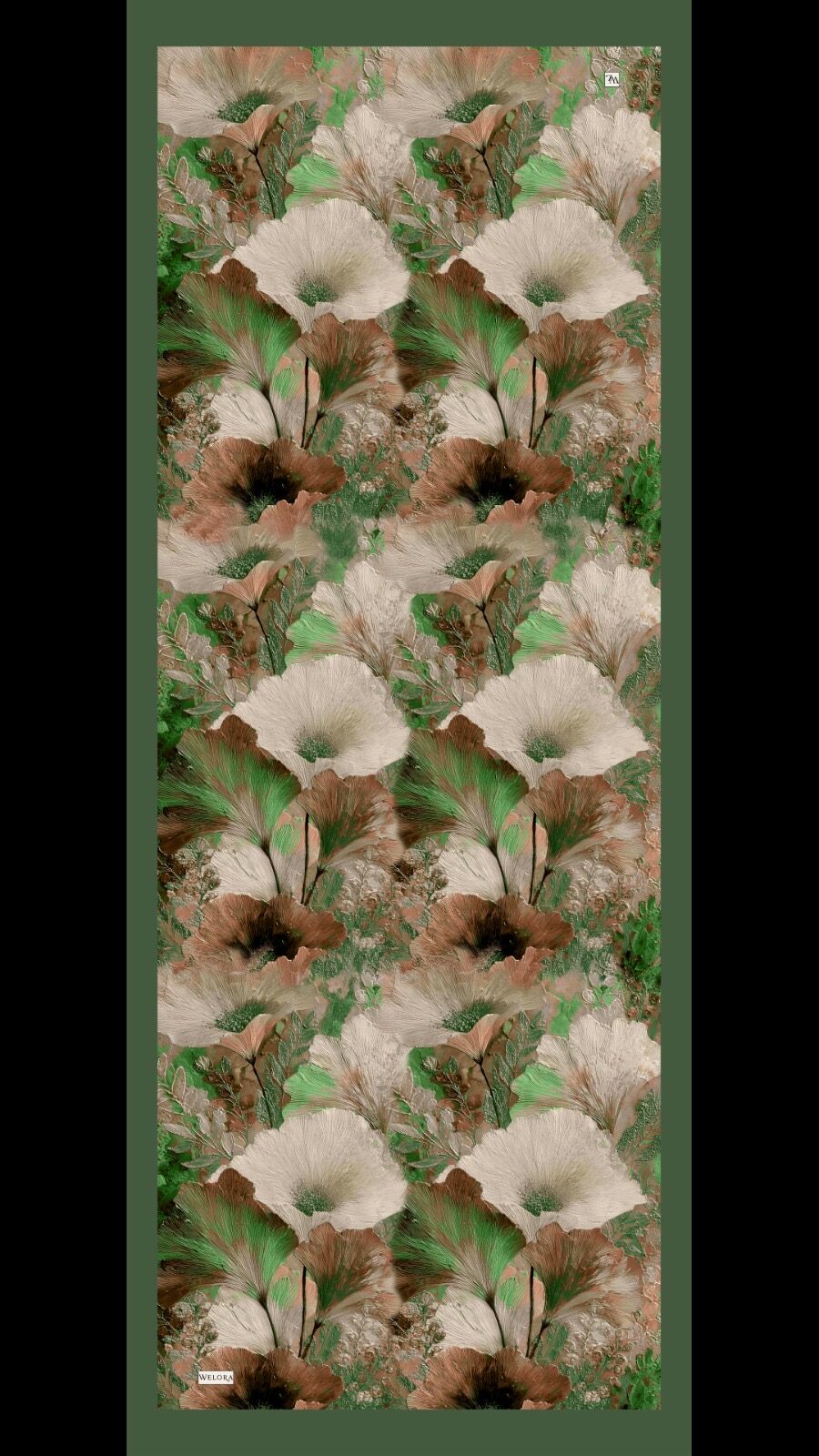 Karlea Scarf Organik Şal- Botanical Veil