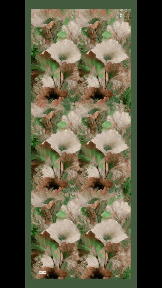 Karlea Scarf Organik Şal- Botanical Veil