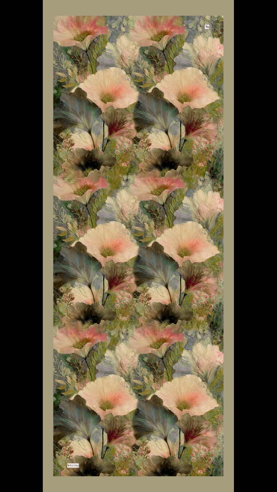 Karlea Scarf Organik Şal- Botanical Veil
