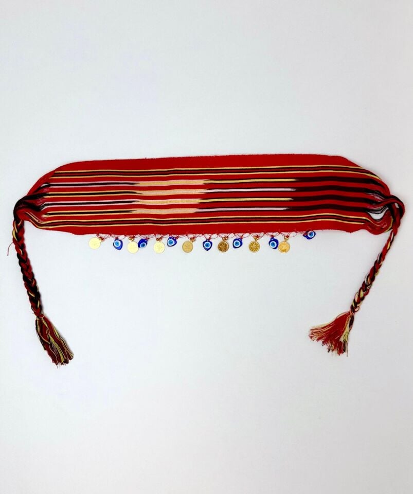 Karadeniz Pullu Keşan Bandana İp Örgülü