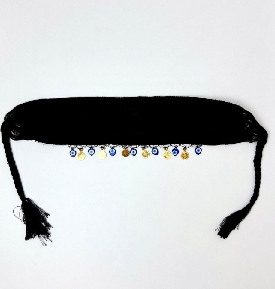 Karadeniz Pullu Keşan Bandana İp Örgülü