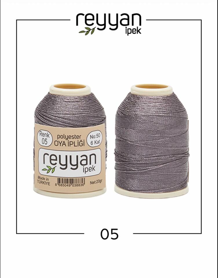 Reyyan 20Gr Polyester Oya İpi No:05