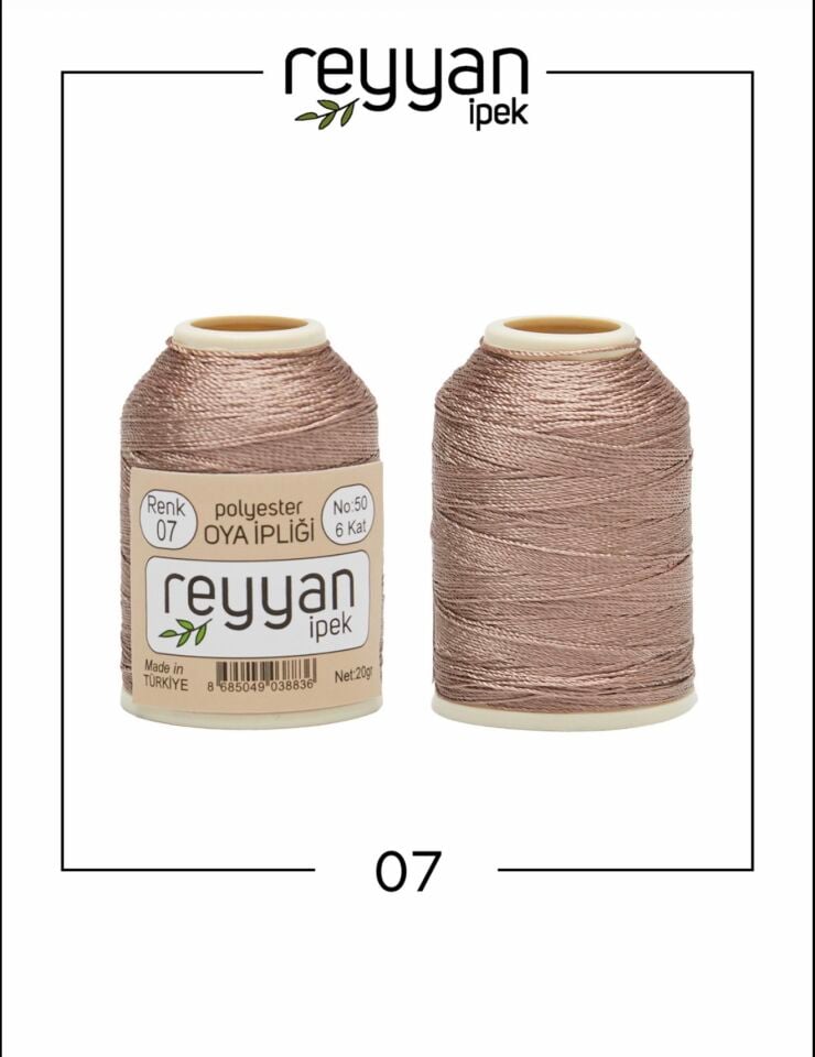 Reyyan 20Gr Polyester Oya İpi No:07