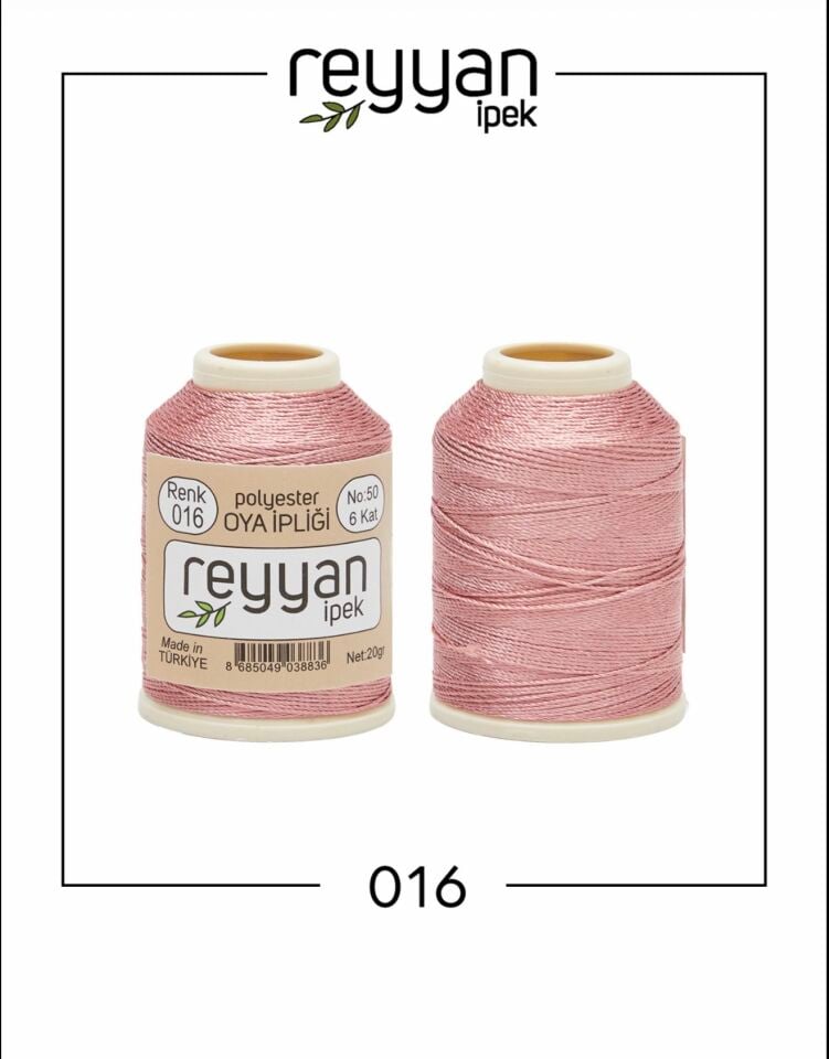 Reyyan 20Gr Polyester Oya İpi No:16