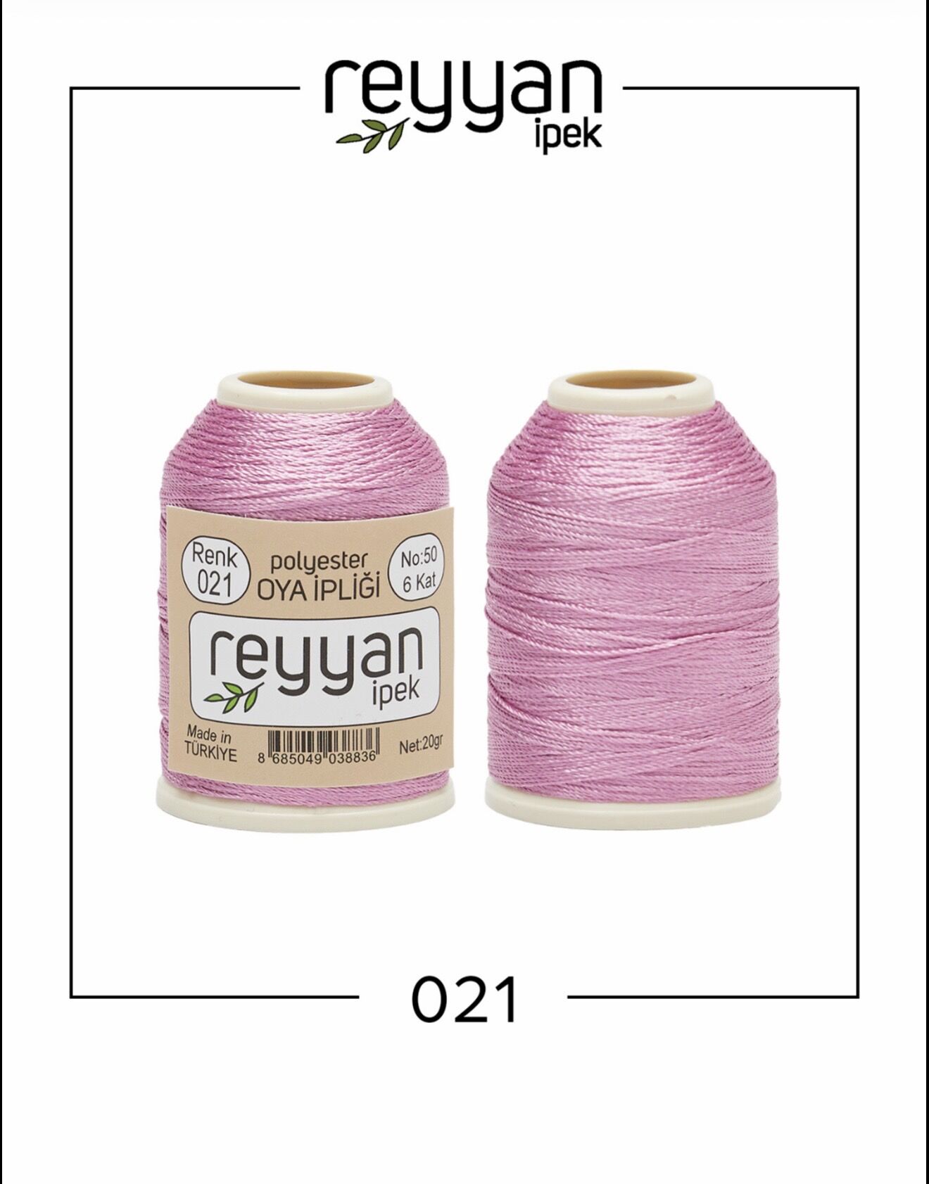 Reyyan 20Gr Polyester Oya İpi No:21