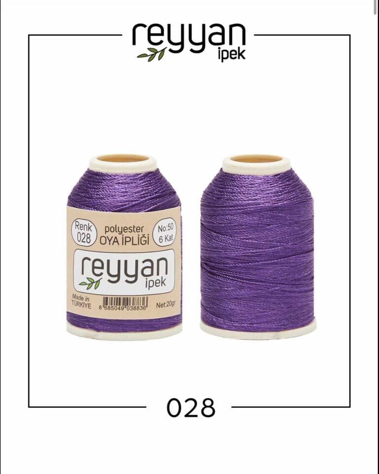 Reyyan 20Gr Polyester Oya İpi No:28