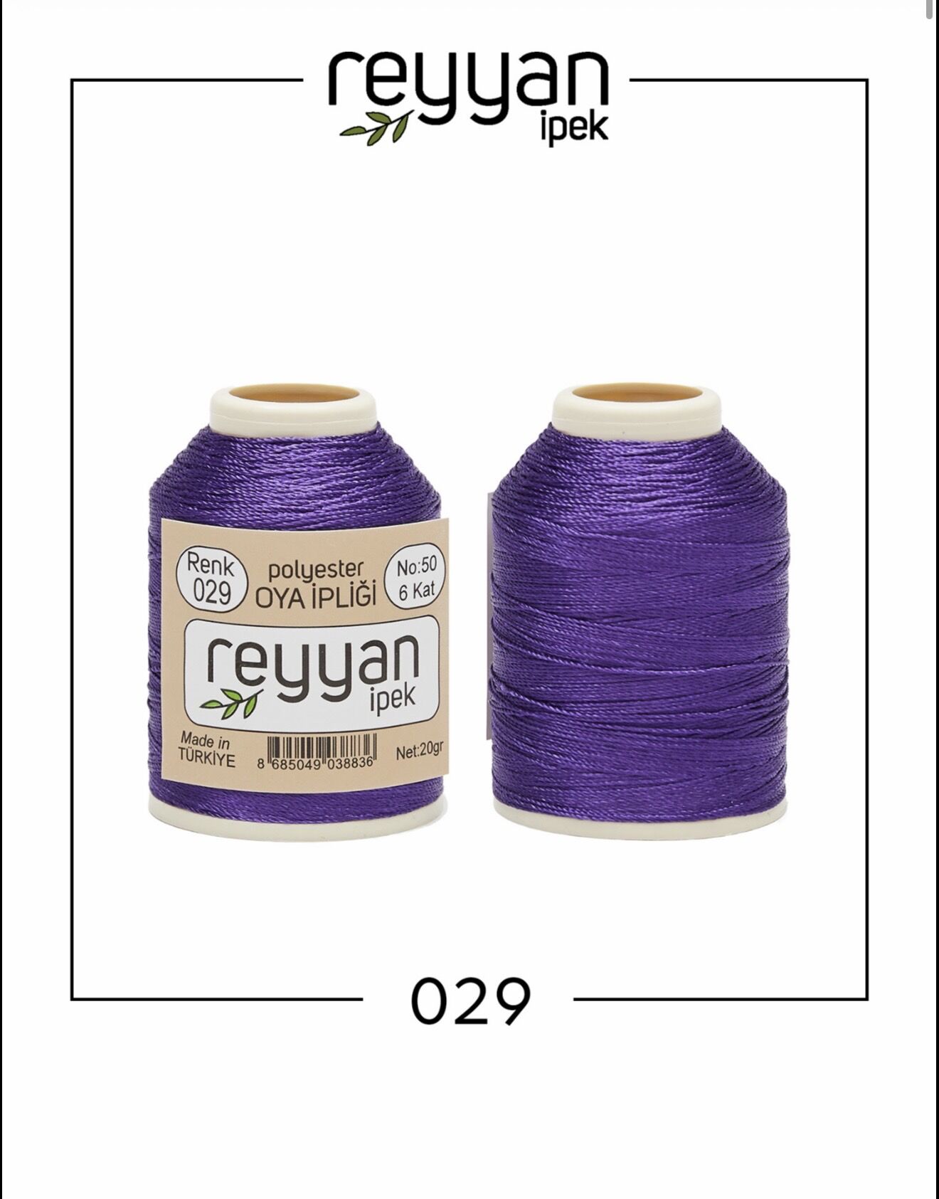 Reyyan 20Gr Polyester Oya İpi No:29