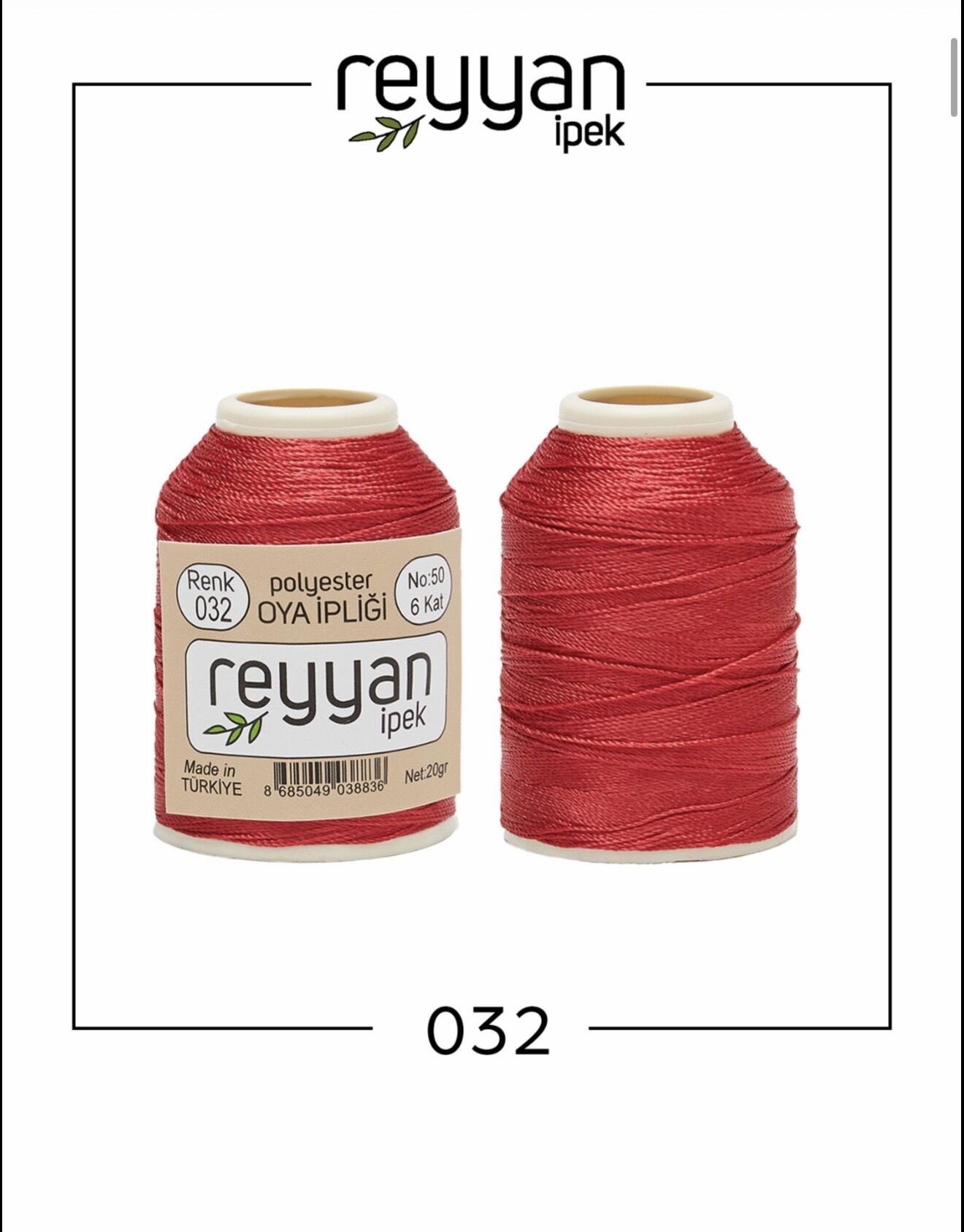 Reyyan 20Gr Polyester Oya İpi No:32