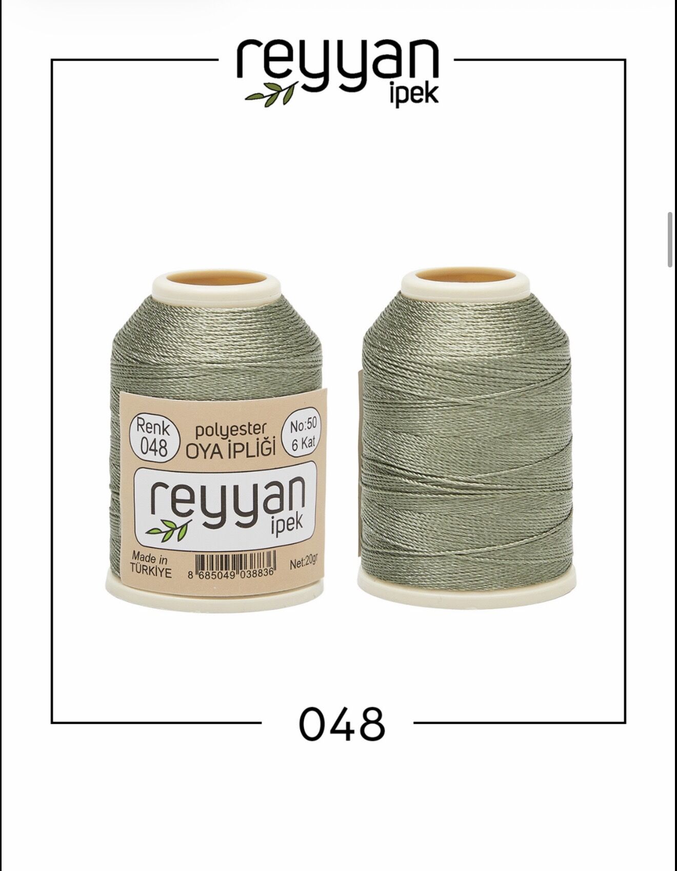 Reyyan 20Gr Polyester Oya İpi No:48