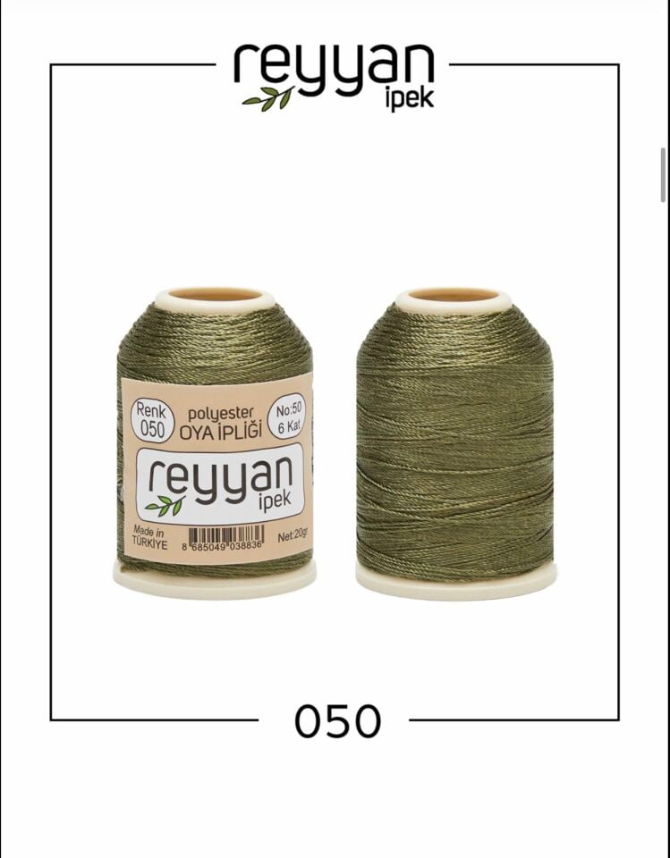 Reyyan 20Gr Polyester Oya İpi No:50