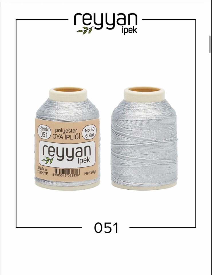 Reyyan 20Gr Polyester Oya İpi No:51