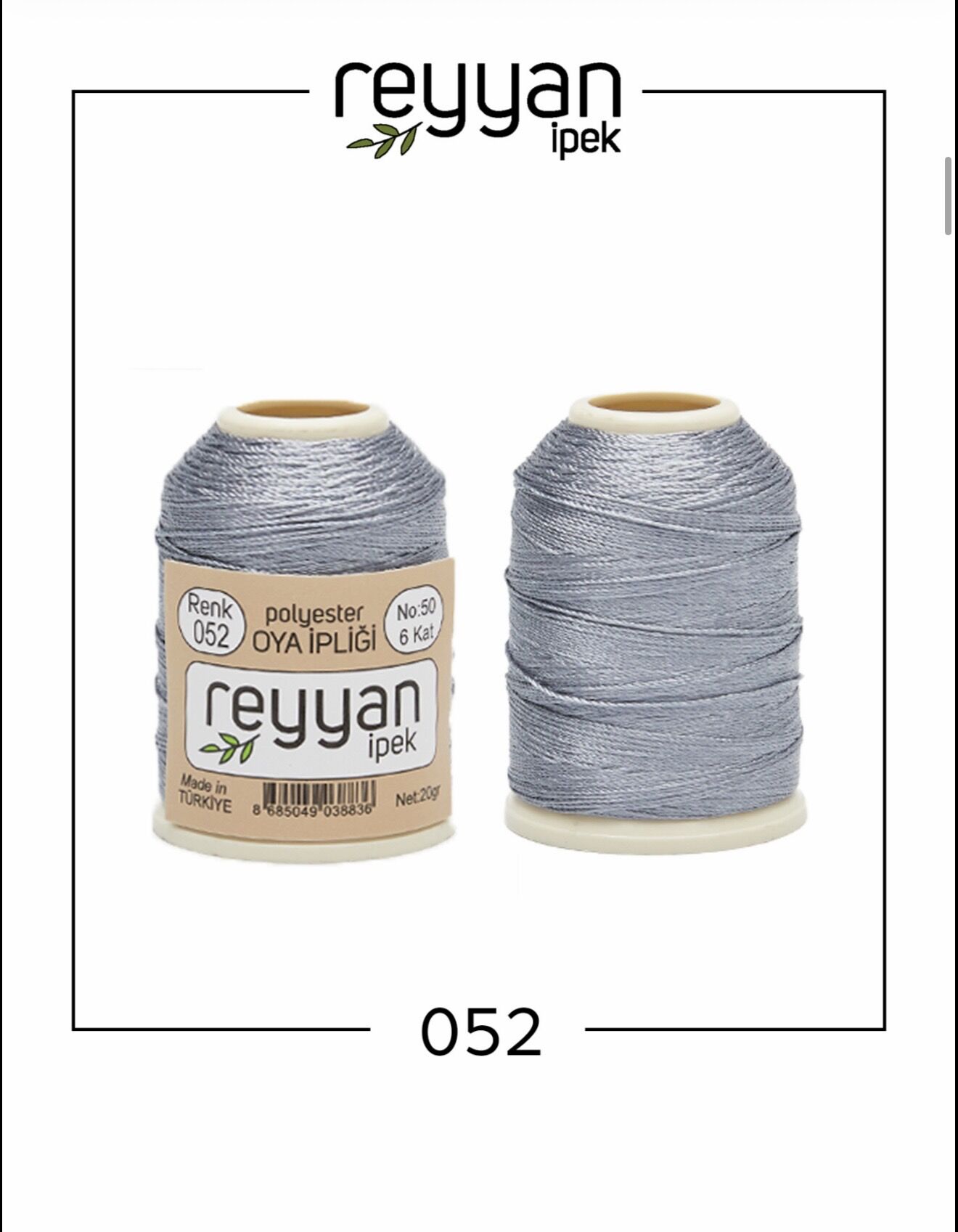 Reyyan 20Gr Polyester Oya İpi No:52