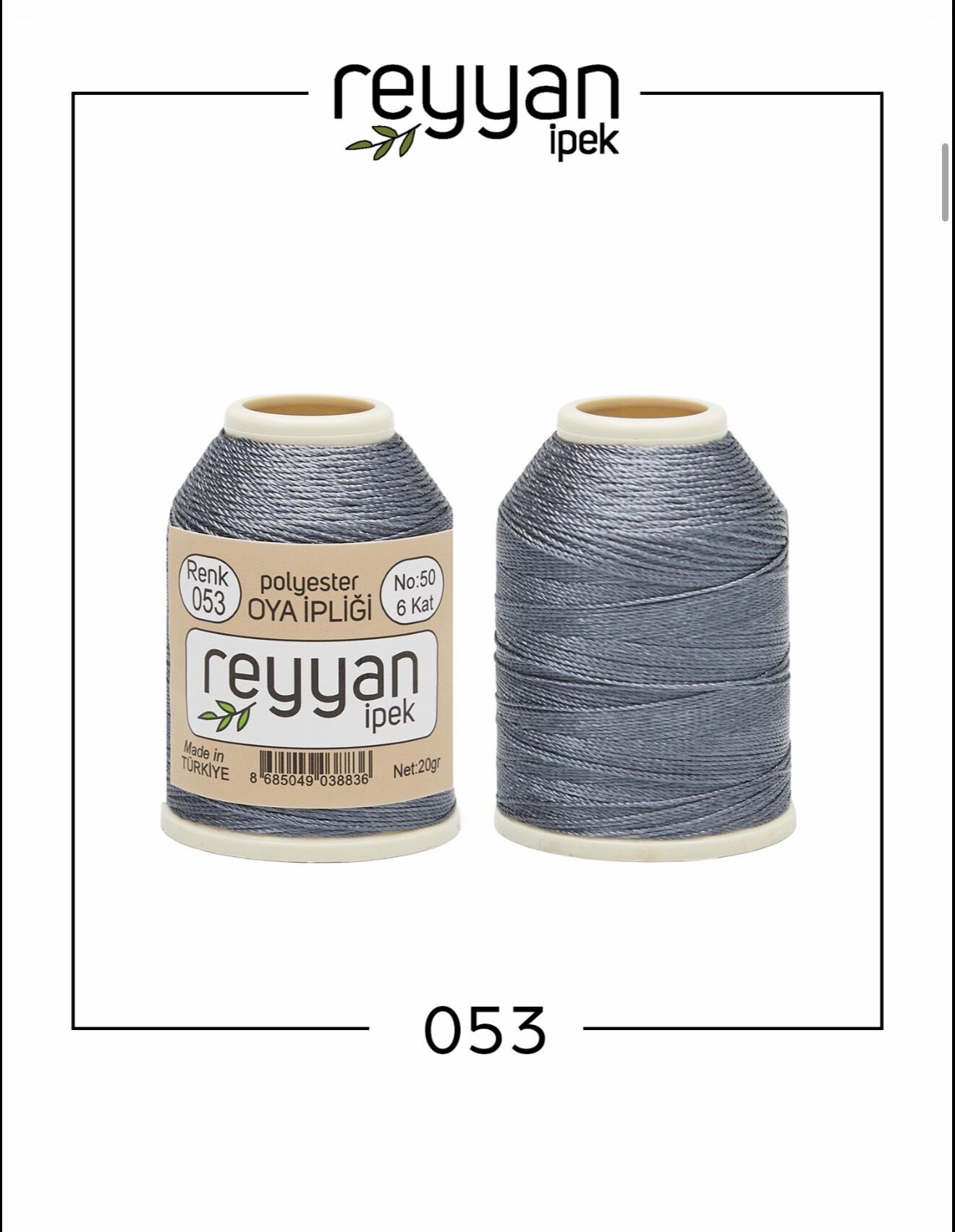 Reyyan 20Gr Polyester Oya İpi No:53