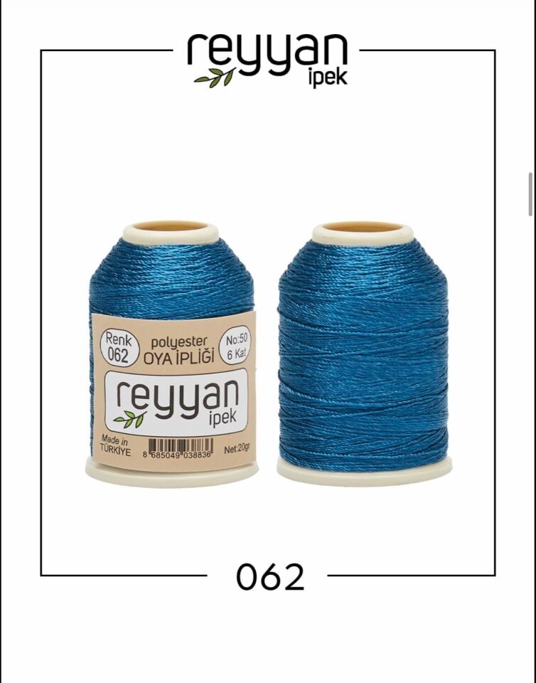 Reyyan 20Gr Polyester Oya İpi No:62