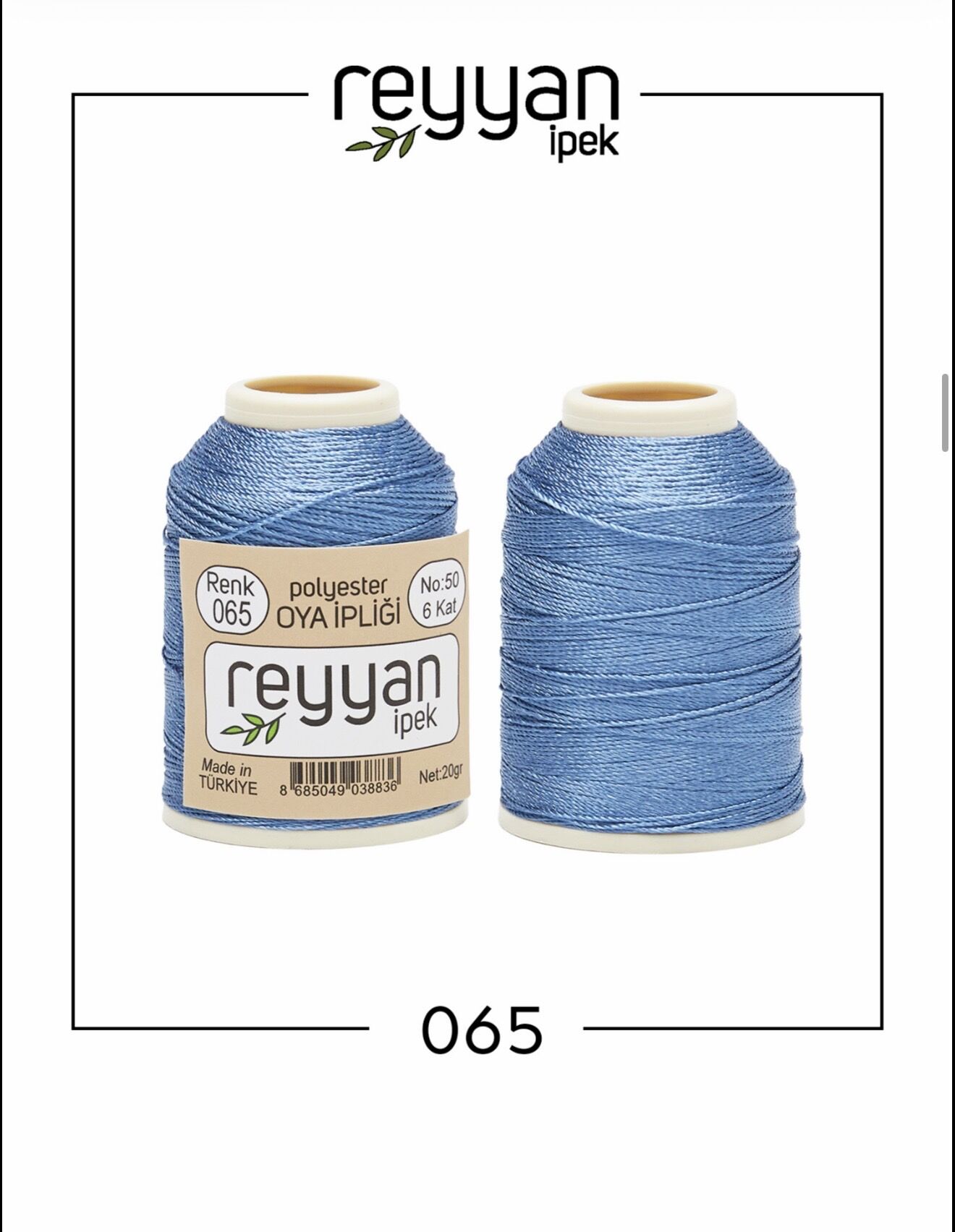 Reyyan 20Gr Polyester Oya İpi No:65