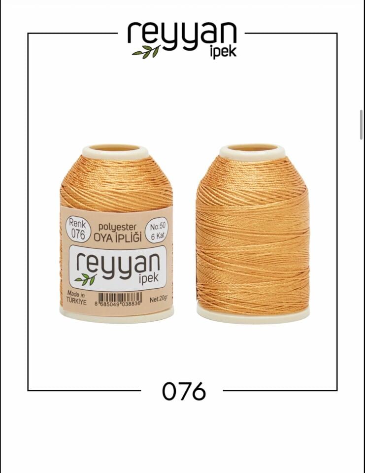 Reyyan 20Gr Polyester Oya İpi No:76