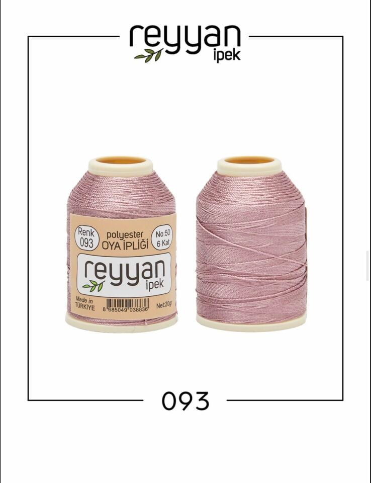 Reyyan 20Gr Polyester Oya İpi No:93