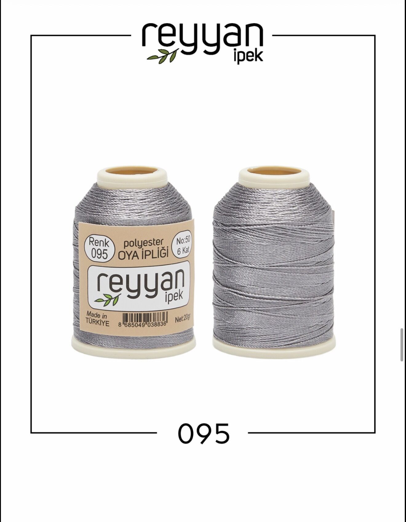 Reyyan 20Gr Polyester Oya İpi No:95