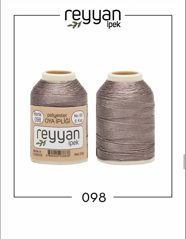 Reyyan 20Gr Polyester Oya İpi No:98