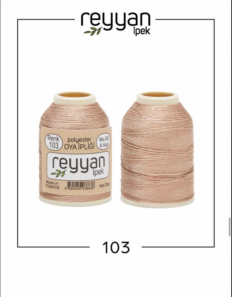 Reyyan 20Gr Polyester Oya İpi No:103