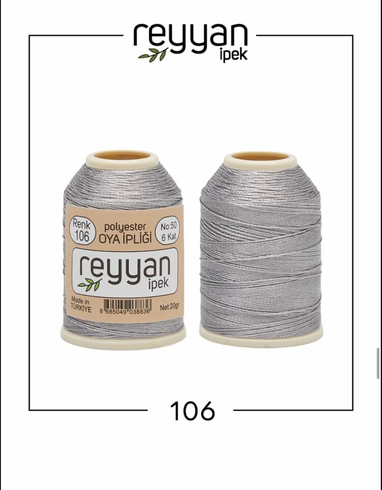 Reyyan 20Gr Polyester Oya İpi No:106
