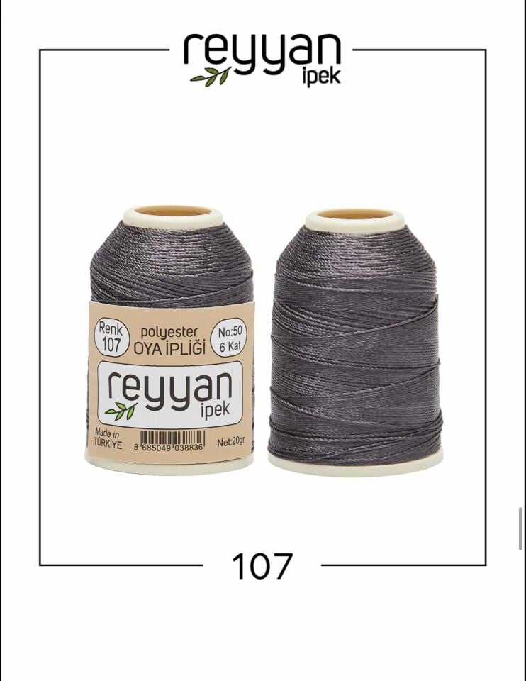 Reyyan 20Gr Polyester Oya İpi No:107