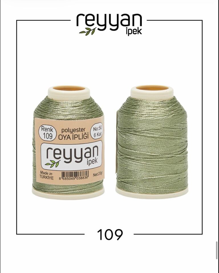 Reyyan 20Gr Polyester Oya İpi No:109