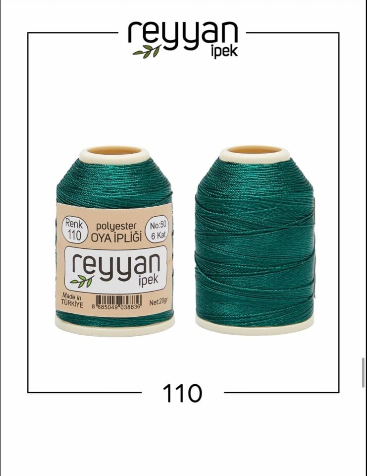 Reyyan 20Gr Polyester Oya İpi No:110