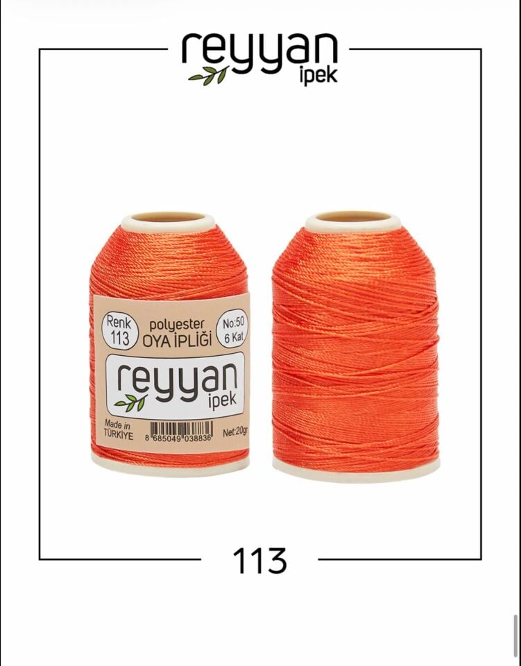 Reyyan 20Gr Polyester Oya İpi No:113